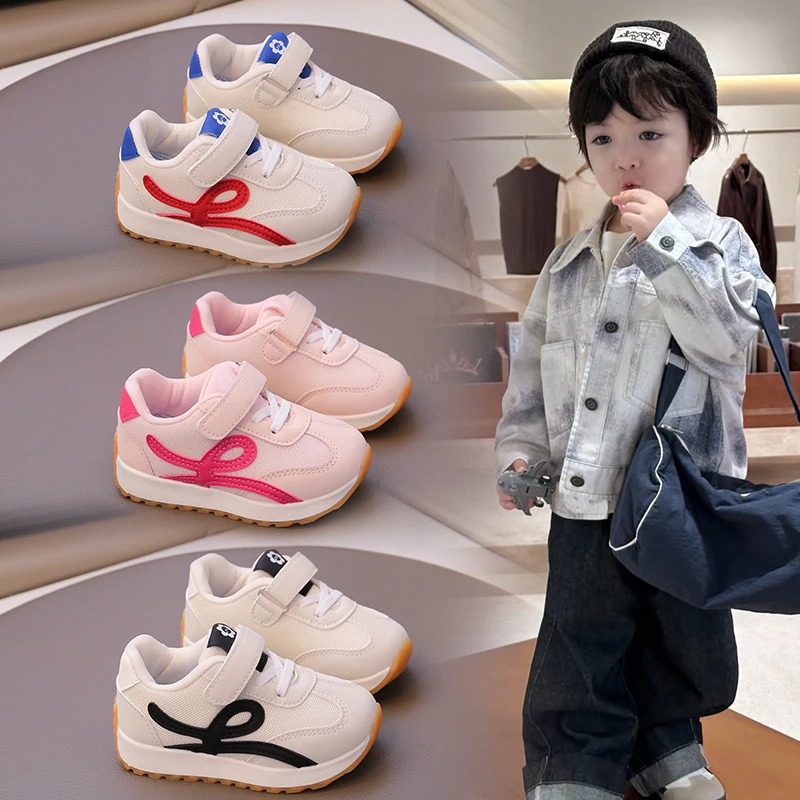 Children's Sneakers for Boy Lightweight Versatile Tennis Shoes for Girls Fashion Causal Kids School Running Basketball Shoes Hot