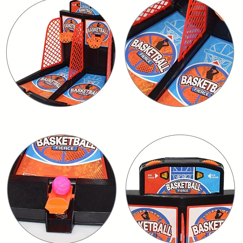 Mini jouet de fronde de basket-ball britannique, doigt passionnant, jeu de construction de compétences amusantes pour les fêtes, cadeau parfait pour les parents et les enfants