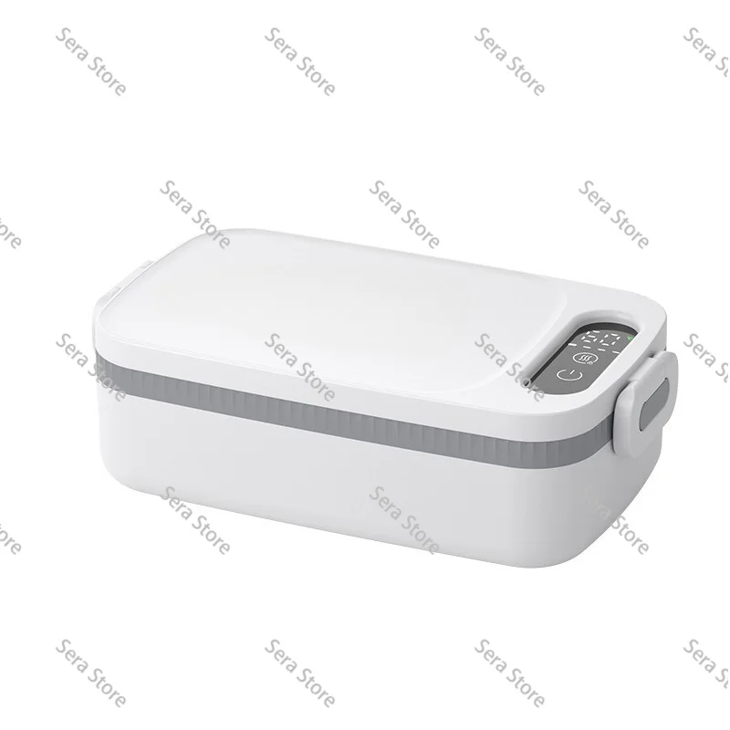 Water-free Wireless Fast Heating Smart Lunch Box, Portable Outdoor Rechargeable Electric Food Warmer for Heating Rice