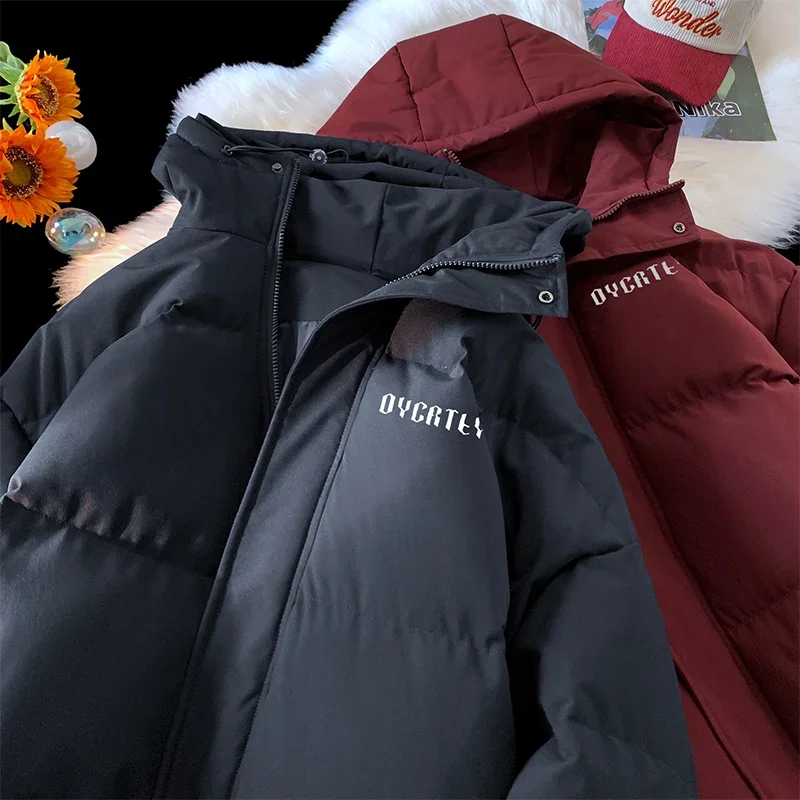 Trendy Men Winter Parkas Keep Warm added Thickened Down Jacket Korean Outwear Multi-color Choice of Men Women Coats