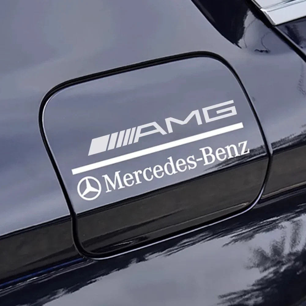 سيارة Stying KK جسم السيارة غطاء خزان الوقود ملصق اكسسوارات لمرسيدس بنز A C E S الفئة AMG CLA CLS W212 W213 W204 W205 W124