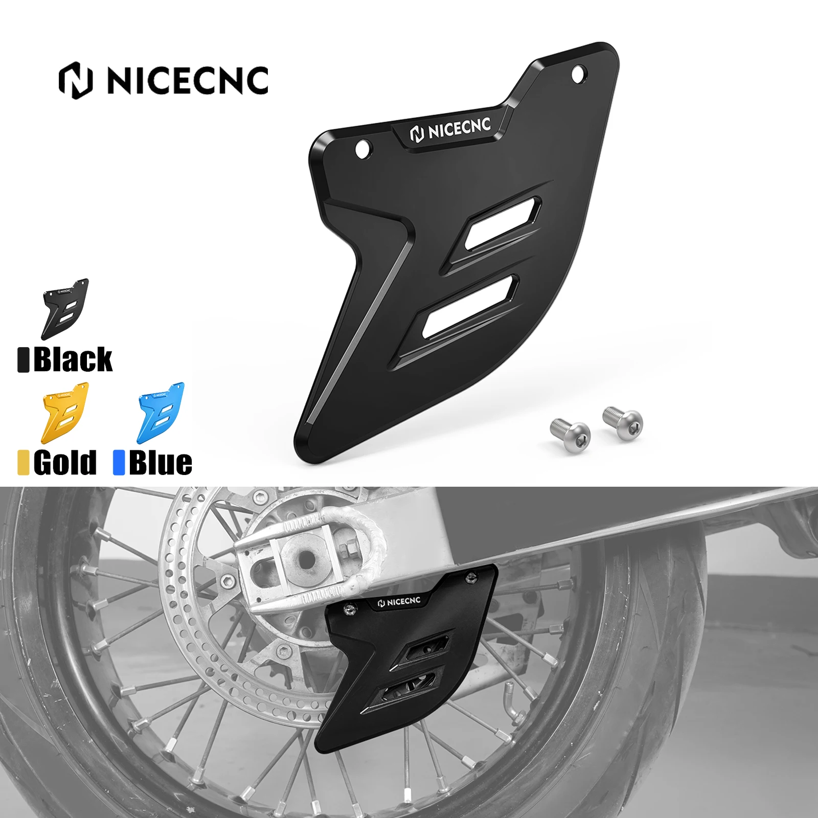 

NiceCNC For Suzuki DRZ400SM DR-Z 400SM DRZ 400 SM 2005-2024 2023 2022 Motorcycle Rear Brake Disc Guard Cover Protector Aluminum