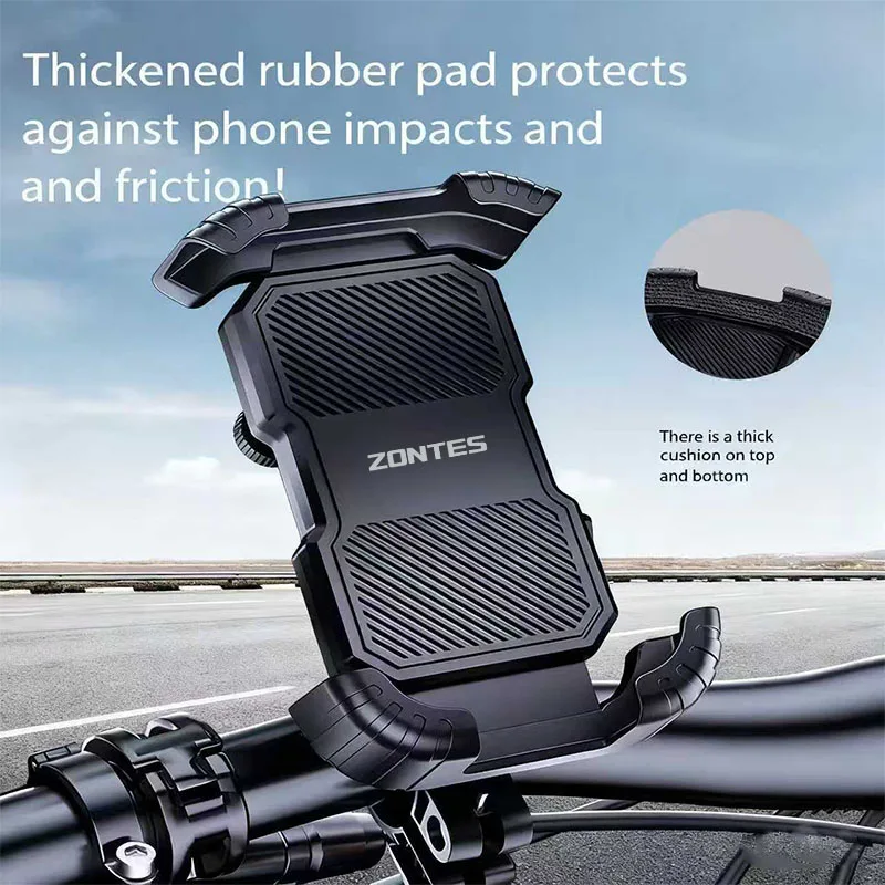 Fit For Zontes 368G 368M 368K 368D 368E 400G Motorcycle Accessories Mirror Handlebar Mobile Phone GPS Stand Bracket Phone Holder