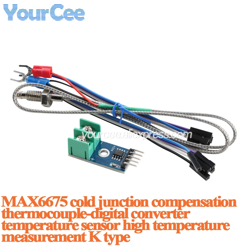 Moduł wzmacniacza termopary typu K AD8495, precyzyjne sprzężenie termiczne, czujnik temperatury MCP9600 MAX31856 MAX31855 MAX6675 — zdjęcie produktu 6