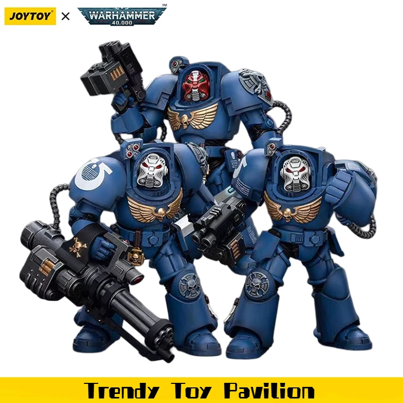 【Na stanie】JOYTOY Warhammer 40K Ultramarines Terminator Squad 3 SZT. Figurki Akcji 1/18