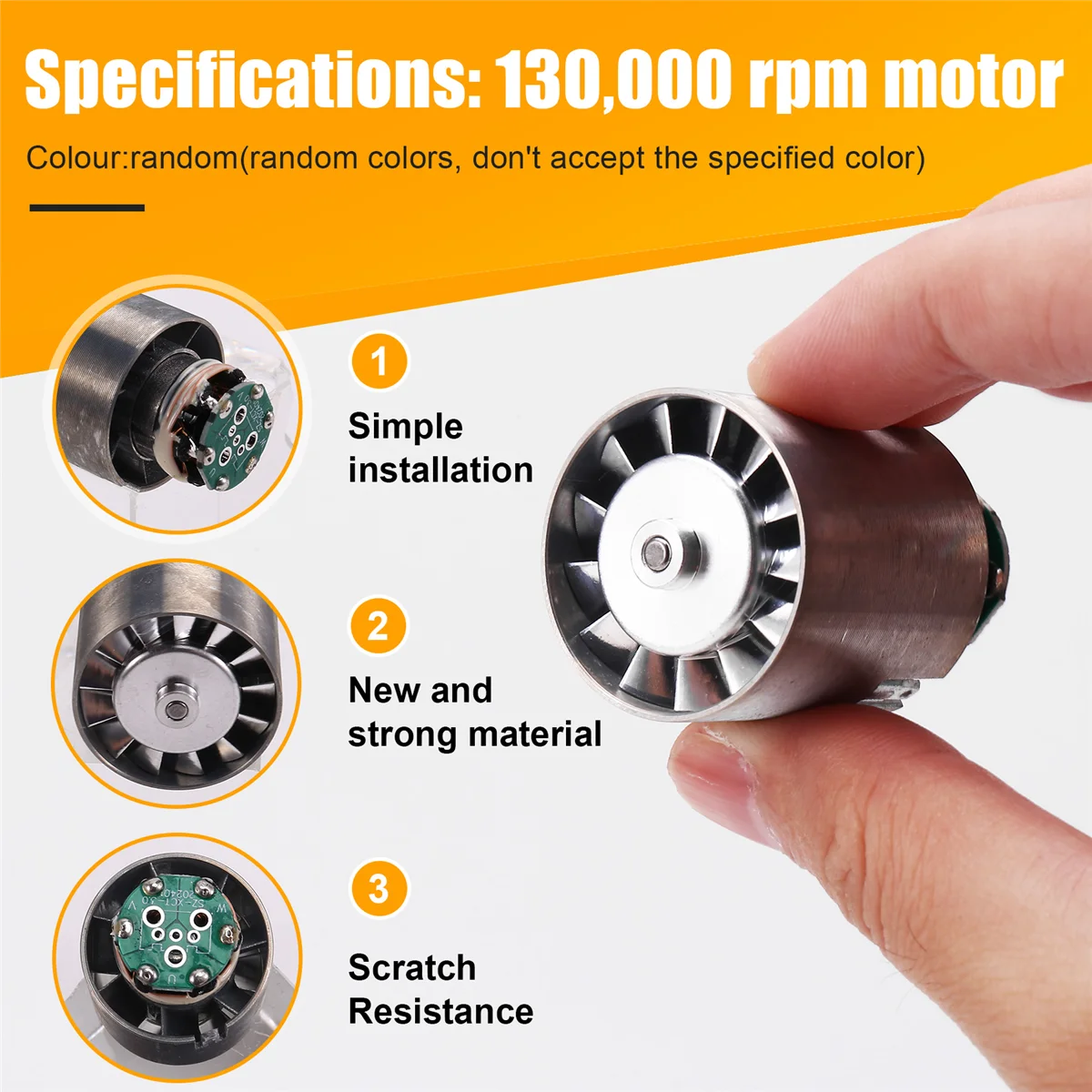 130000 RPM Brushless Motor Turbo Jet Fan Motor for Brushless Blower Violent Fan Brushless Motor