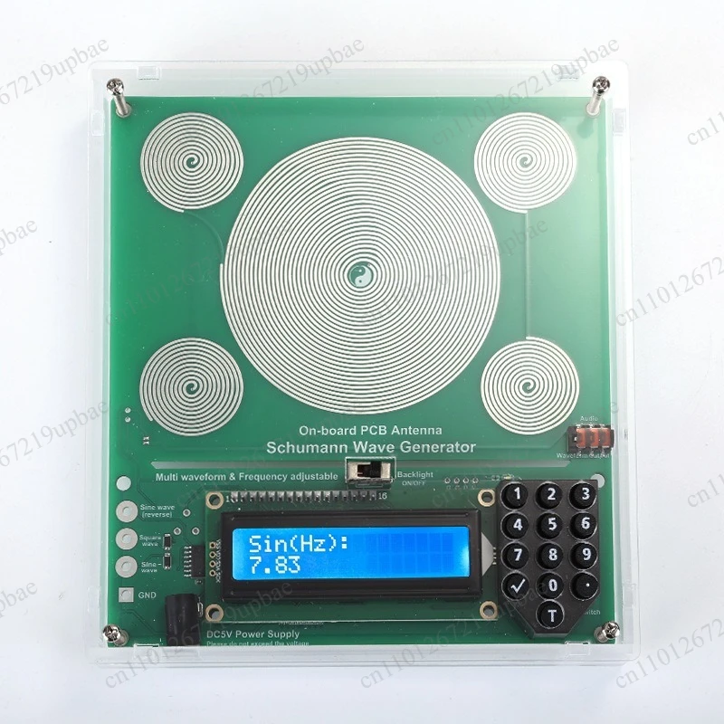 0.01Hz~100000Hz Multi-waveform FM Signal Generator, Five-ring 7.83Hz Schumann Wave Frequency Tunable Generator