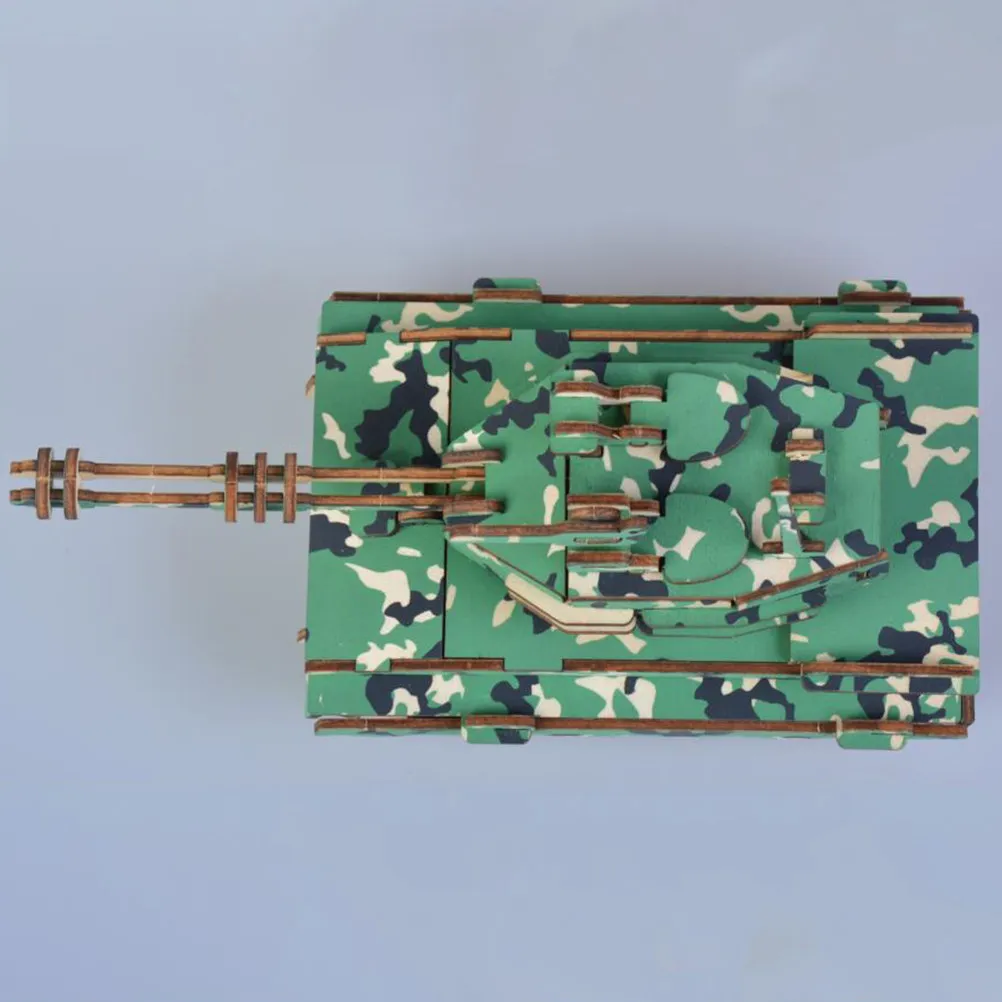 

3D деревянный конструктор-танк для детей: развивающий когнитивные и моторные навыки, повышает уверенность в себе, украшение для стола, подарок на день рождения и Рождество