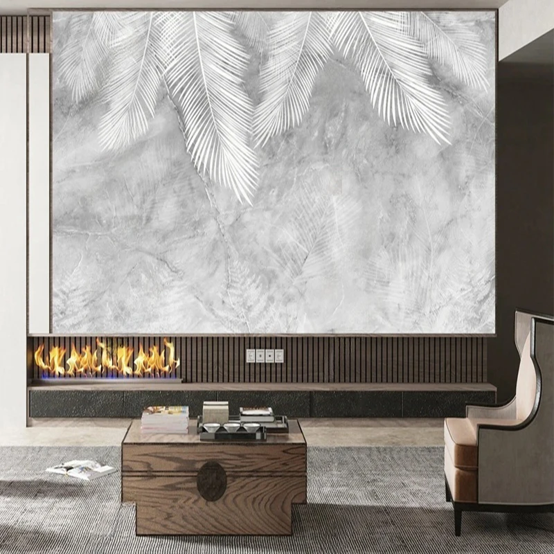 

MU8646 Photo Wallpaper 3D Hand Painted Nordic Landscape Forest Mural For Living Room Bedroom Study Waterproof Stickers Decor