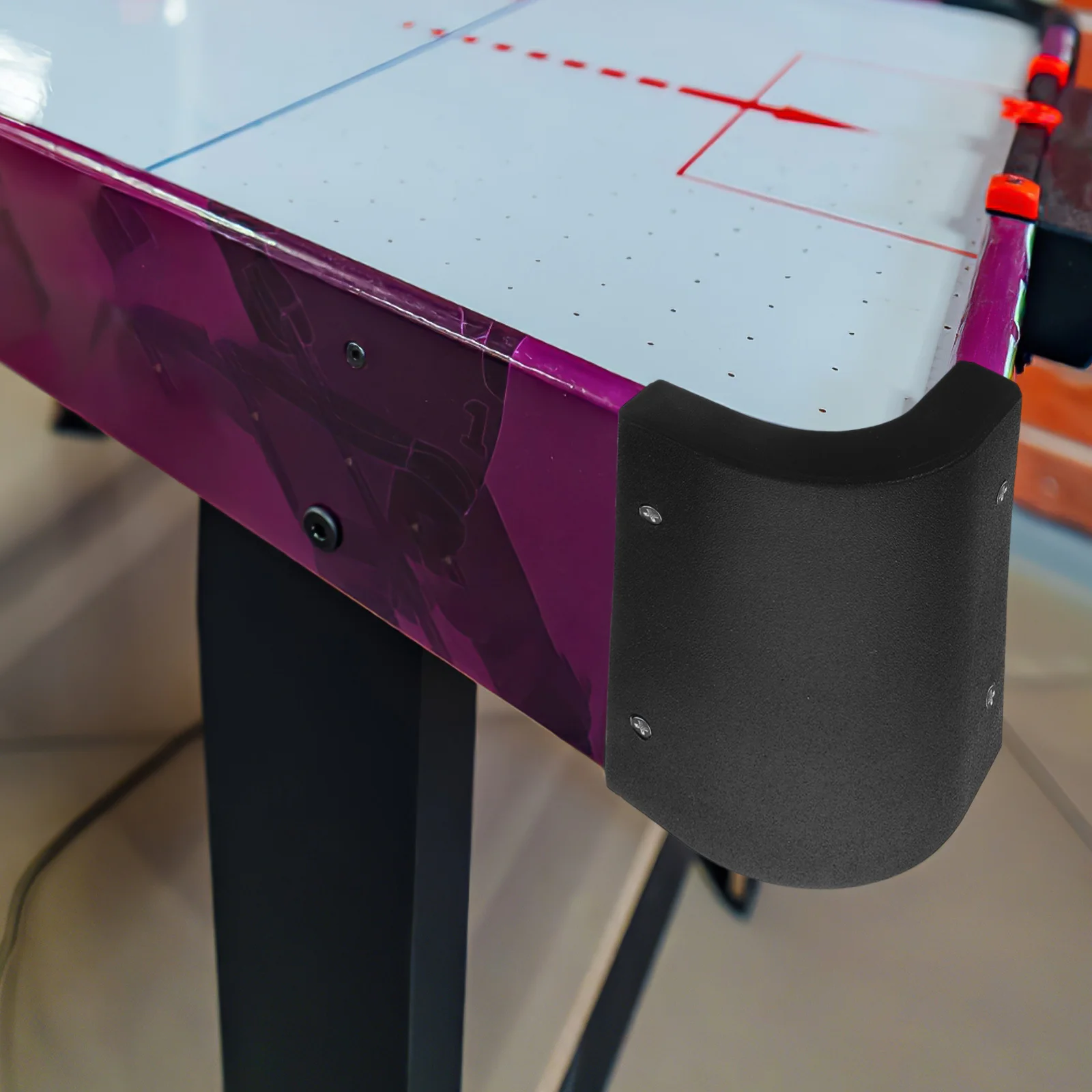 

4Pcs Plastic Edge Protectors for Hockey Table Sturdy Design Easy to Attach and Detach Suitable for Both Types of Tables