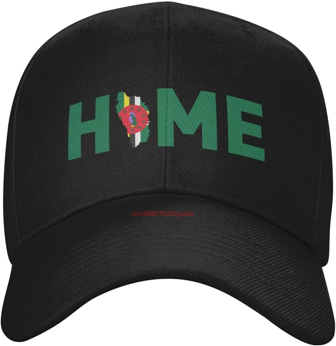 

Dominica Map is Home Dominican Classic Hat Fashion Casquette Golf Dad Hats Adjustable Baseball Cap Men Women