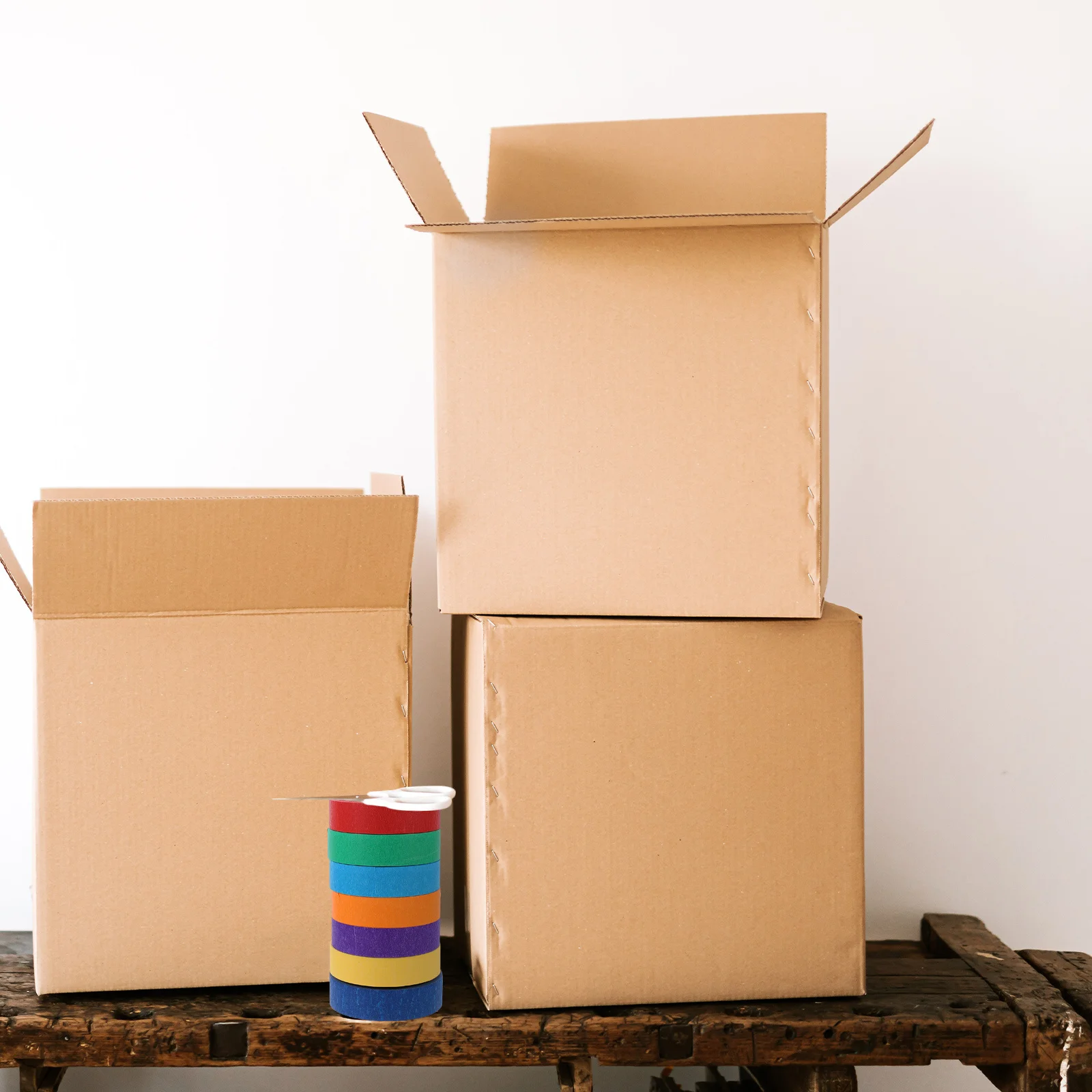 7 لفات من أشرطة الإخفاء الملونة النابضة بالحياة لصياغة اللوحة والكتابة على أسطح مختلفة ولا بقايا وسهلة الاستخدام