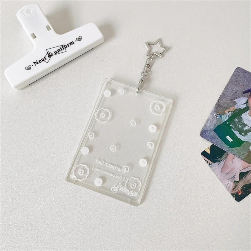 Kpop 3 Inch Hard Card Holder Pendant Postcard Card Case Idol Album Photo Card Card Brick Collector Card Photocards Holder