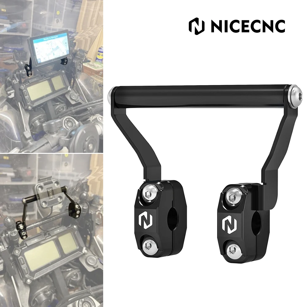 

For 2022-2024 Aprilia Tuareg 660 Motorcycle GPS Navigator Holder Mount Arms Bracket for Yamaha Tenere 700/Rally Edition 19-24