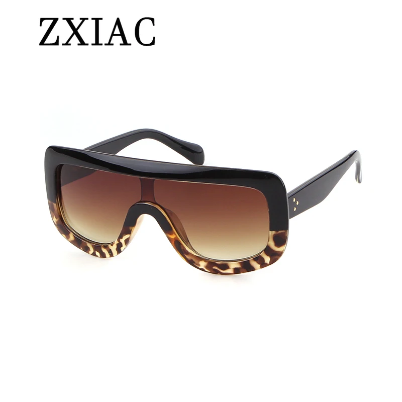 ZXIAC Sports Outdoor Sunglasses One Piece Lens Glasses for Men Women Fashion Vintage Rivet Design Eyewear Lentes De Sol Mujer