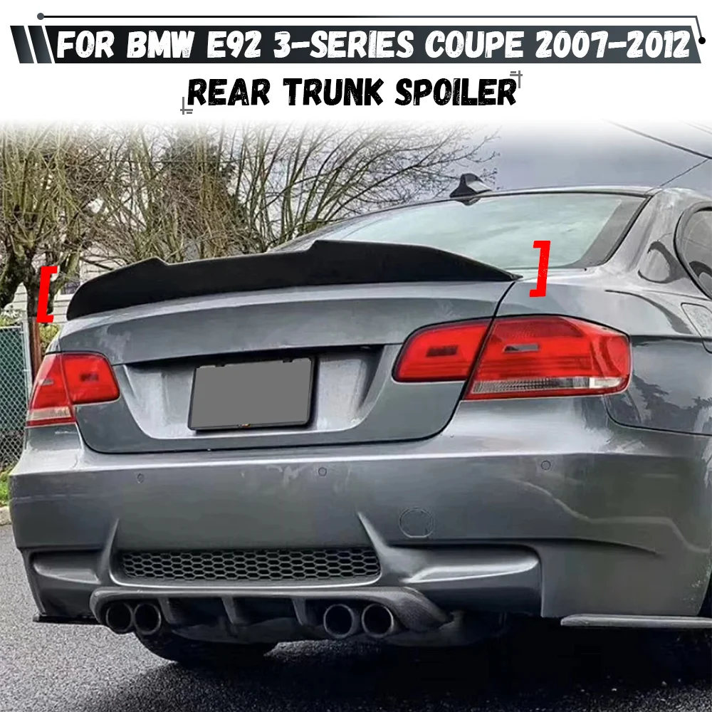 

Для BMW E92 3 серии Coupe 335i 328i 2007 2008 2009 2010 2011 2012 задний спойлер на крышу задний багажник крыло кузова комплект аксессуаров