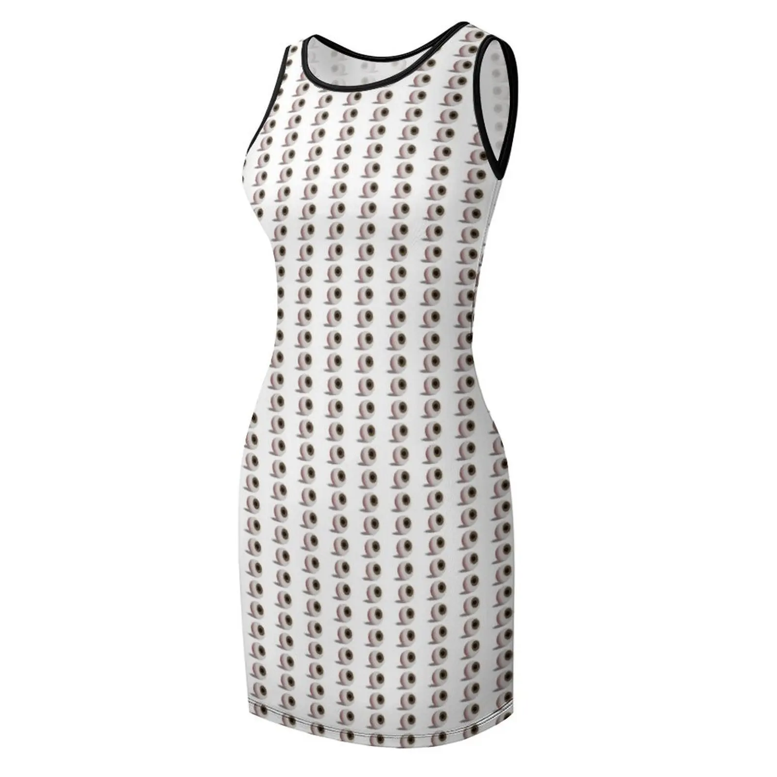 Abito estivo senza maniche con bulbo oculare per ragazze abiti da donna 2025 abito da festa da donna di lusso abiti da ballo da sera