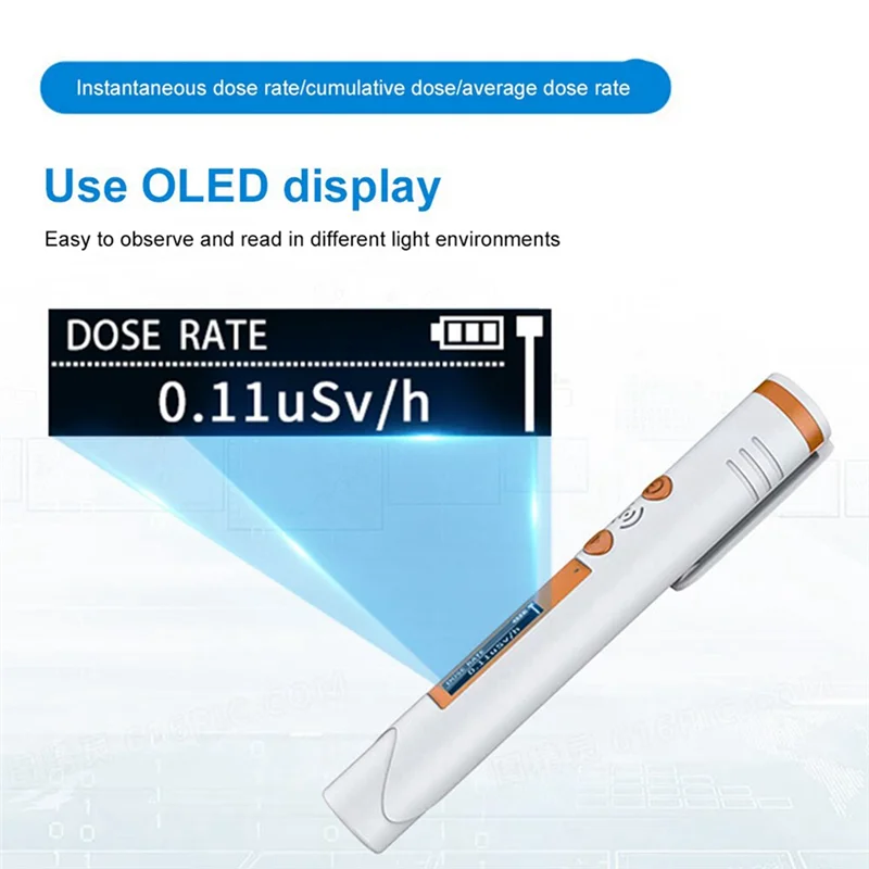 

White Nuclear Radiation Detector XY-Ray Industrial Personal Dose Alarm For Nuclear Pollution