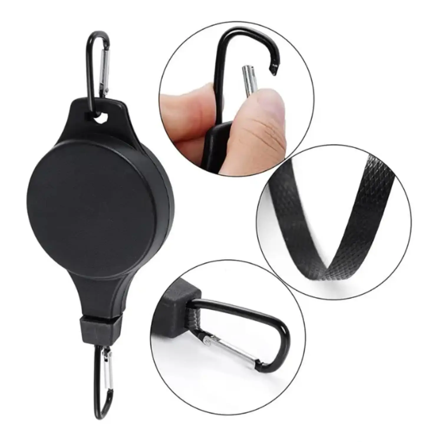1PCS Heavy Duty Retractable Plant Pulley Adjustable Hanging Flower Basket Hooks for Hanging Plants Garden Pot Plant Hanger