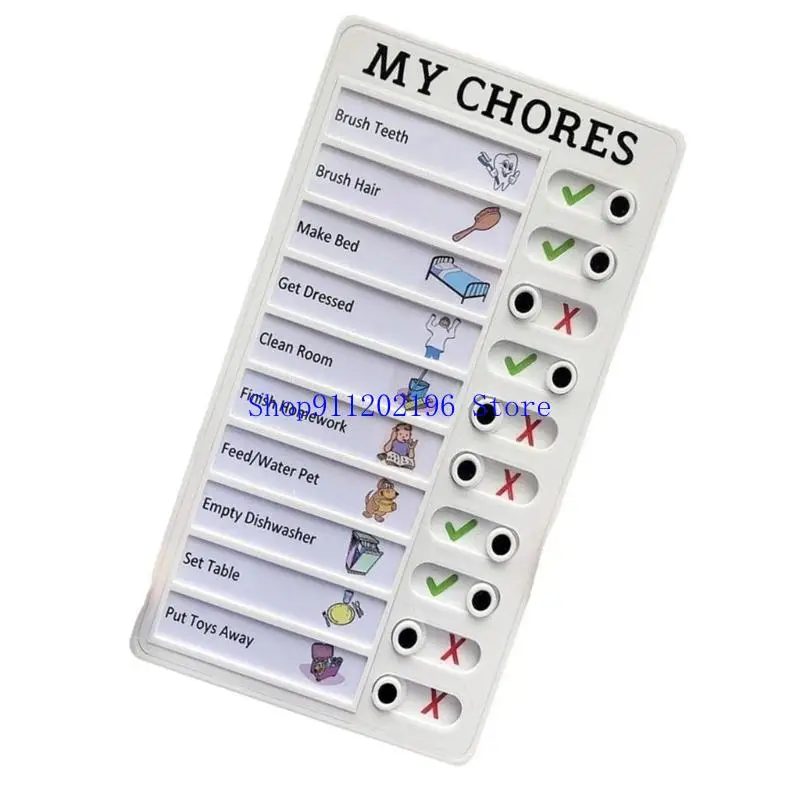 P82A Daily Routine Chart for Kids Time Management Board For Daily Chore Scheduling