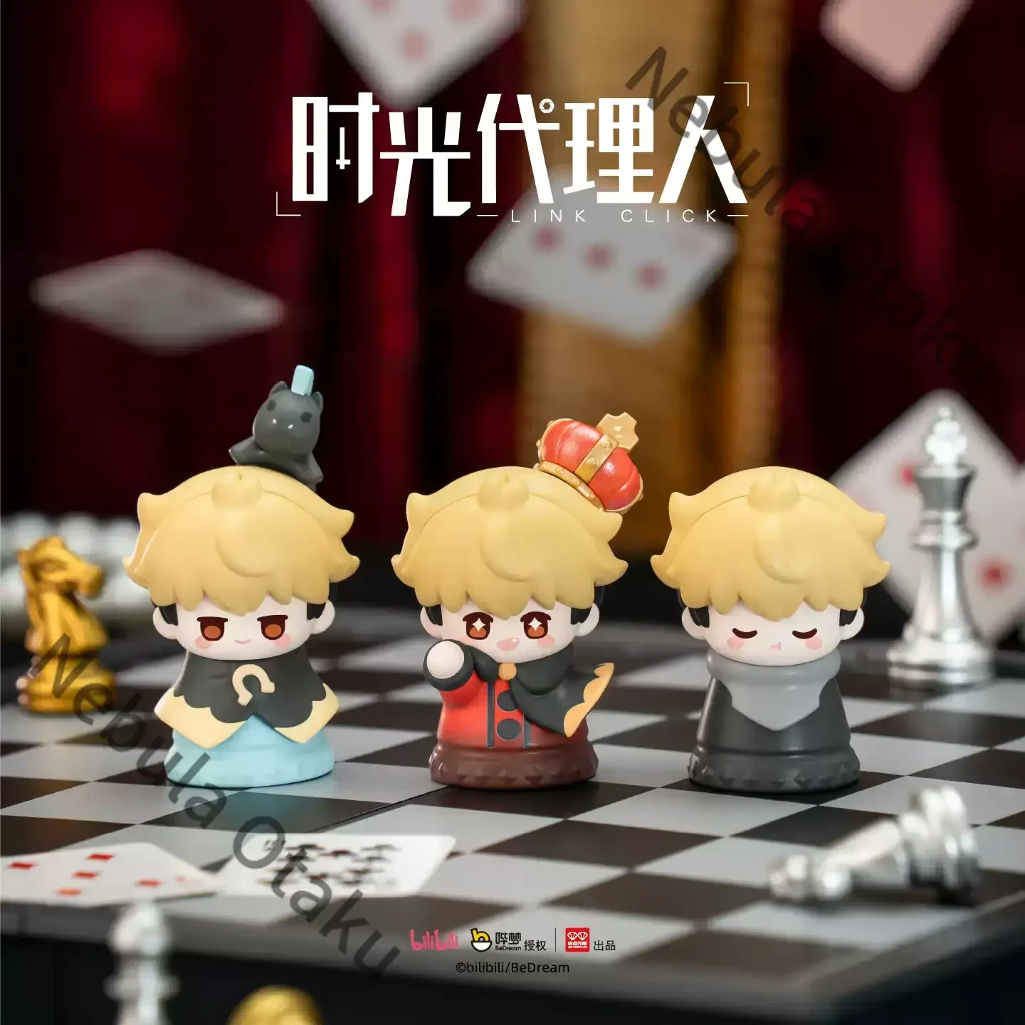 Link Click Liu Xiao Charles Lucas Vein Chinese Chess Garage Kits Desktop Ornament Models Kit Cosplay Legal Copy Gifts Anime