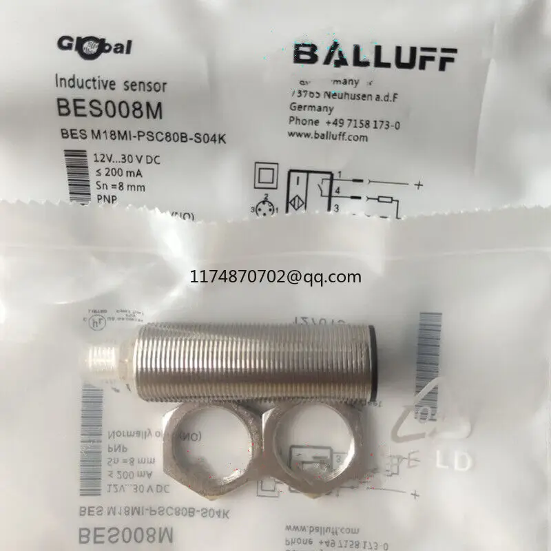 BALLUFF BES008M BES M18MI-PSC80B-S04K 100% new and original