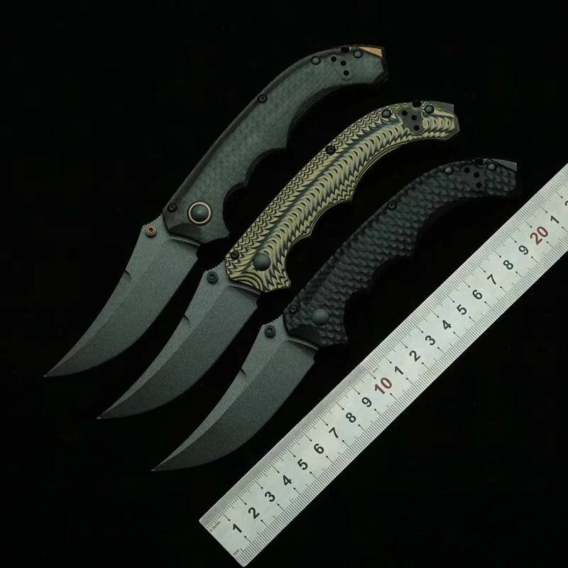 New 865 Mini Bedlam Best Foam Carbon Fiber / G10 Washers Folding Pocket EDC Tool Camping Hunt Mark S90V Blade Outdoors Knife - view 6