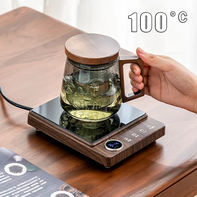 

400W Cup Heater 100°C Mug Warmer Electric Hot Plate Tea Stove Coffee Milk Water Heating Pad Warmer Coaster Hot Tea Maker 220V