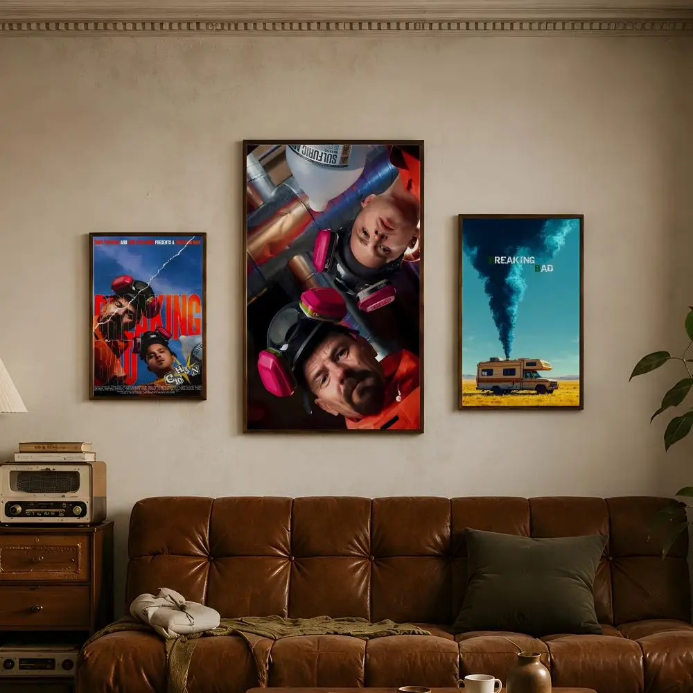 TVShow B-Breaking Bad-d Poster Vintage Self Adhesive PP Wall Art Home Bar Bedroom Decor Gift