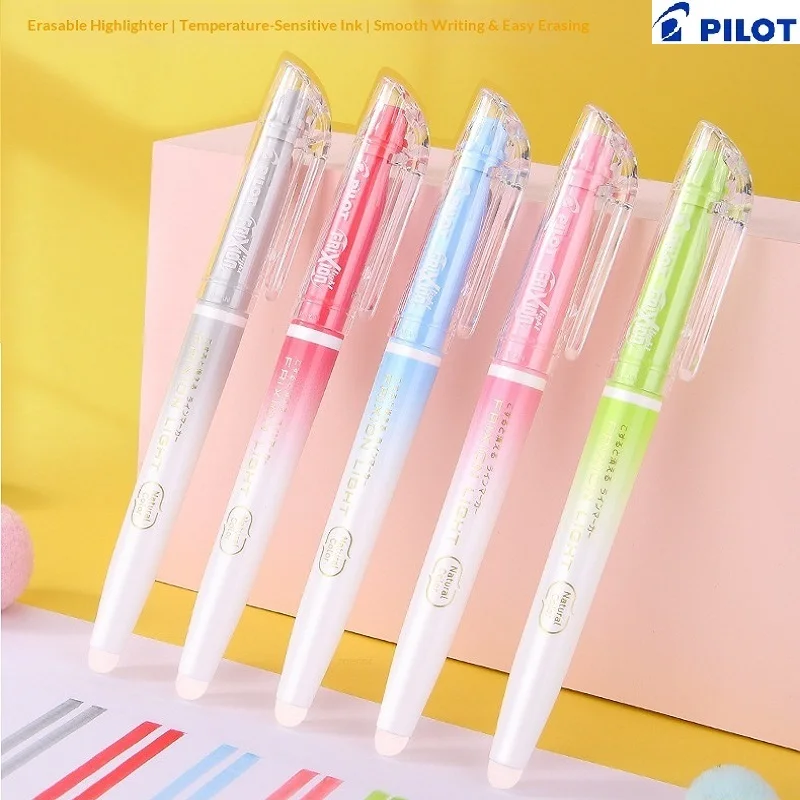 

Japan PILOT SW-FL Erasable Highlighter Oblique Ttip Smooth Writing Soft Light Markers for Office School Home Study Stationery
