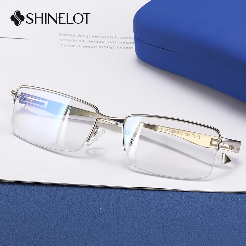 

91282, металлическая прямоугольная оправа для очков, защита глаз, мужские очки в узкой оправе, Новое поступление, стильные очки