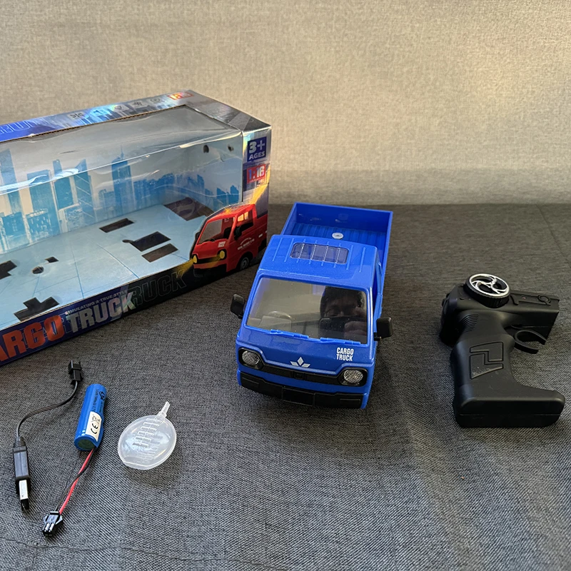 Nieuwe 1:16 Wpl D12 Rc Auto Simulatie Drift Klimmen Truck Led Licht Cargo Rc Elektrisch Speelgoed Model Voor Jongens Kerst Verrassing geschenken