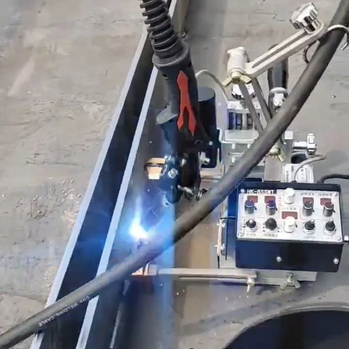 HK-8SSWT Automatic Welding Carriage With Oscillator For Fillet Weld And Steel Structure Fabrication