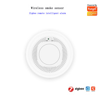 Independent Combustible Gas Detecto Kitchen Fire Detection Tuya ZigBee Remote Guard Alarm Wireless Smoke Sensor App Control