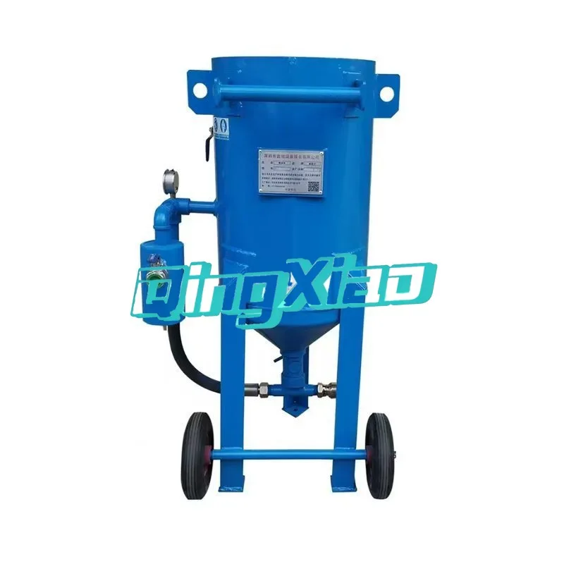 Rust Removal Sandblasting Machine Small Mobile High-pressure Sandblasting Tank Equipment Refurbishment Sandblasting Machine