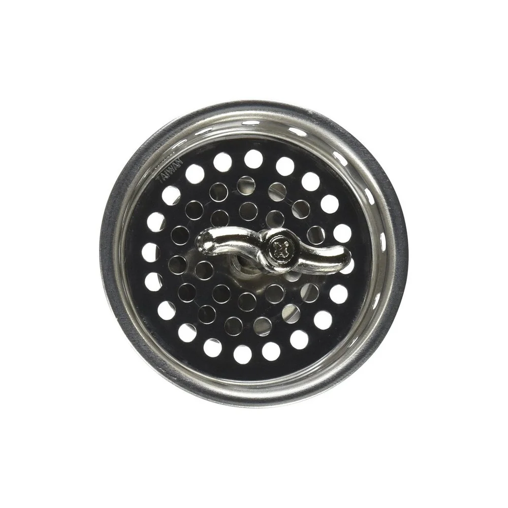 Stainless Steel Kitchen Sink Strainer Replacement Drain Plug Threaded Stopper Basket Strainer Universal Compatibility Easy Clean