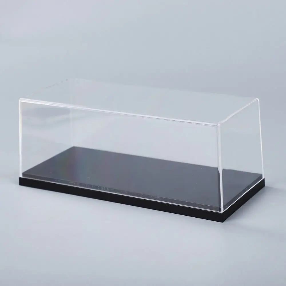 Praktische 1/64 Diecast Modell Auto Display Box Acryl Transparent Lagerung Box DIY Staubdicht Modell Auto Staub Abdeckung Spielzeug Figuren