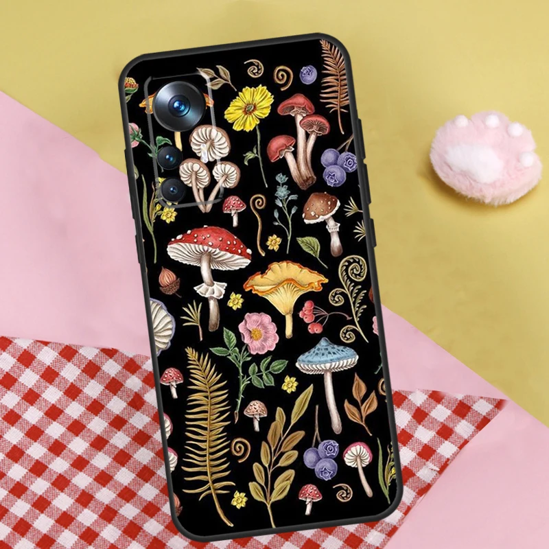 Trippy Mushroom Case For Xiaomi 13T Pro 11T 12T 12 13 Lite 12X POCO X5 X3 Pro F4 X4 GT M5 M5s F3 F5 Cover