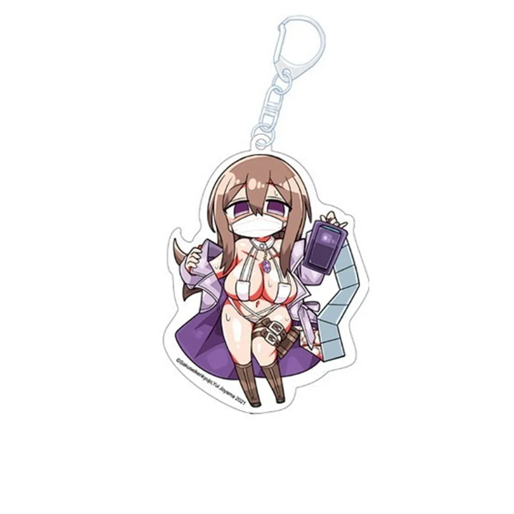 Anime Fans Gifts The place of the prison gang SEXY Kawaii HD Figure Acrylic Keychain Decoration About 10cm