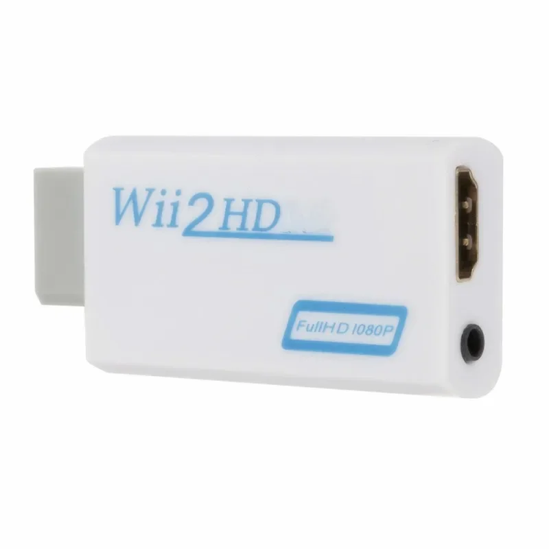 Wii To HDMI-Compatible Converter 1080P Full HD Adapter Connector 3.5mm Video Audio for PC HDTV Monitor Wii2HDMI-Compatible