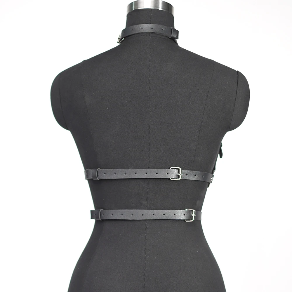Women Trend Punk PU Leather Harness Belt Street Style Suspenders Decorative Waistband Corsett Belt Gothic Clothing Accessories