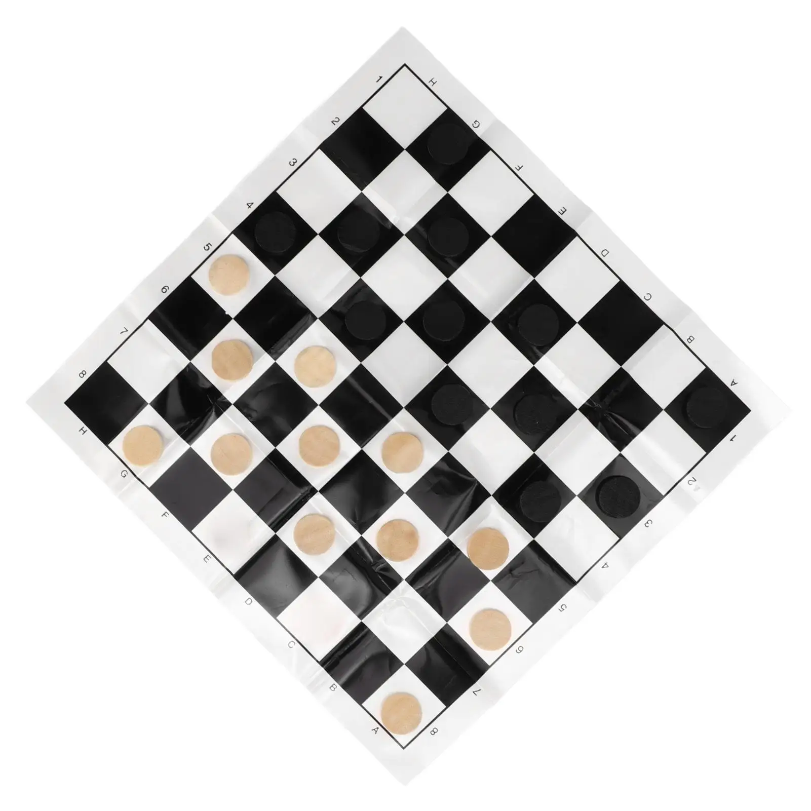 International Checkers Set with Safe Pieces & Chessboard for Gatherings, Family Fun & Game Nights