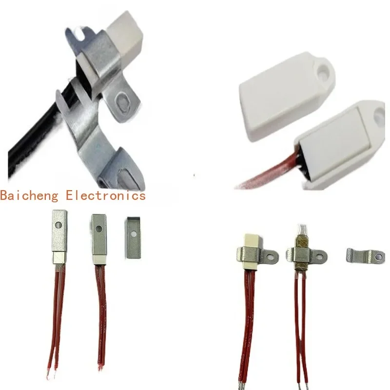 10pcs KSD9700/BK05/BW9700/KHW9700 temperature control switch double hole/single hole fixing seat and fixing clip