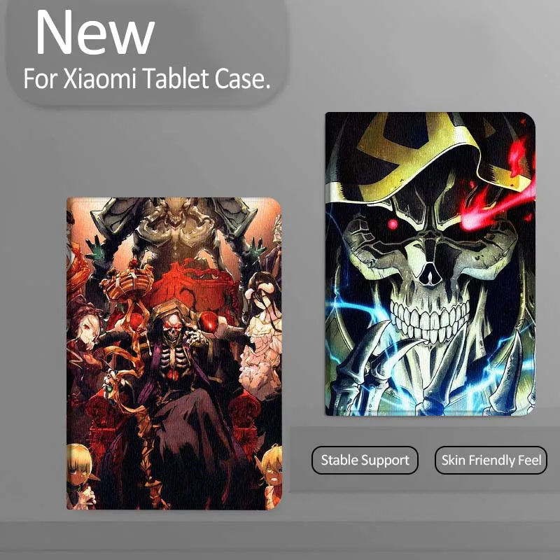 

O-Overlords Anime Cool For Xiaomi Redmi Mi Pad 4 5 6 7 8 K SE Mini Pro Plus Max 10.1 11.2 inch Tablet Case