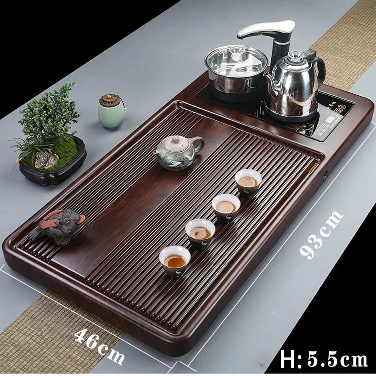 النمط الصيني صينية الشاي طقم فناجين شاي الكونغ فو طباخ التعريفي طاولة شاي متكاملة غرفة المعيشة المنزلي