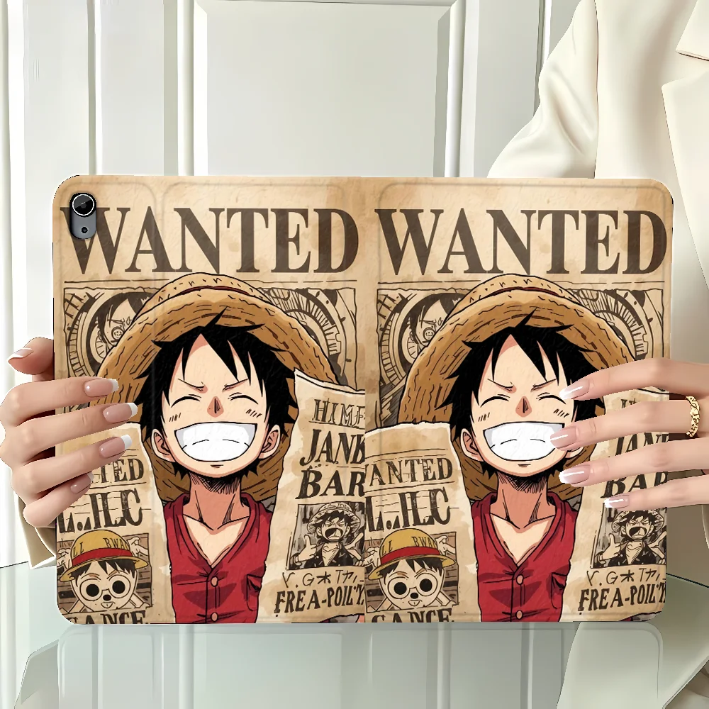 Case for Apple iPad 10th 7/8/9th Pro11 13 Air 11 13 M4 M3 M2 A16 2026 with Pencil Slot Air 4/5/6th Cool One Pieces Luffys