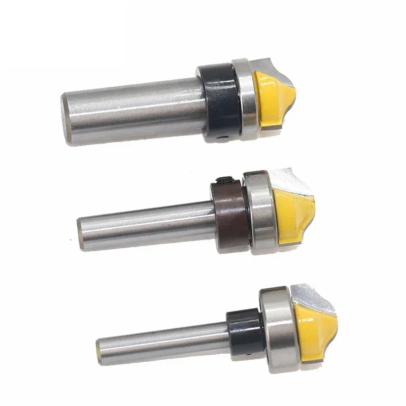 1pc 6 1/4 8mm 1/2" Faux Panel Ogee Router Bit Arc-shaped Riving Tungsten Carbide Woodworking Milling Cutter for Wood