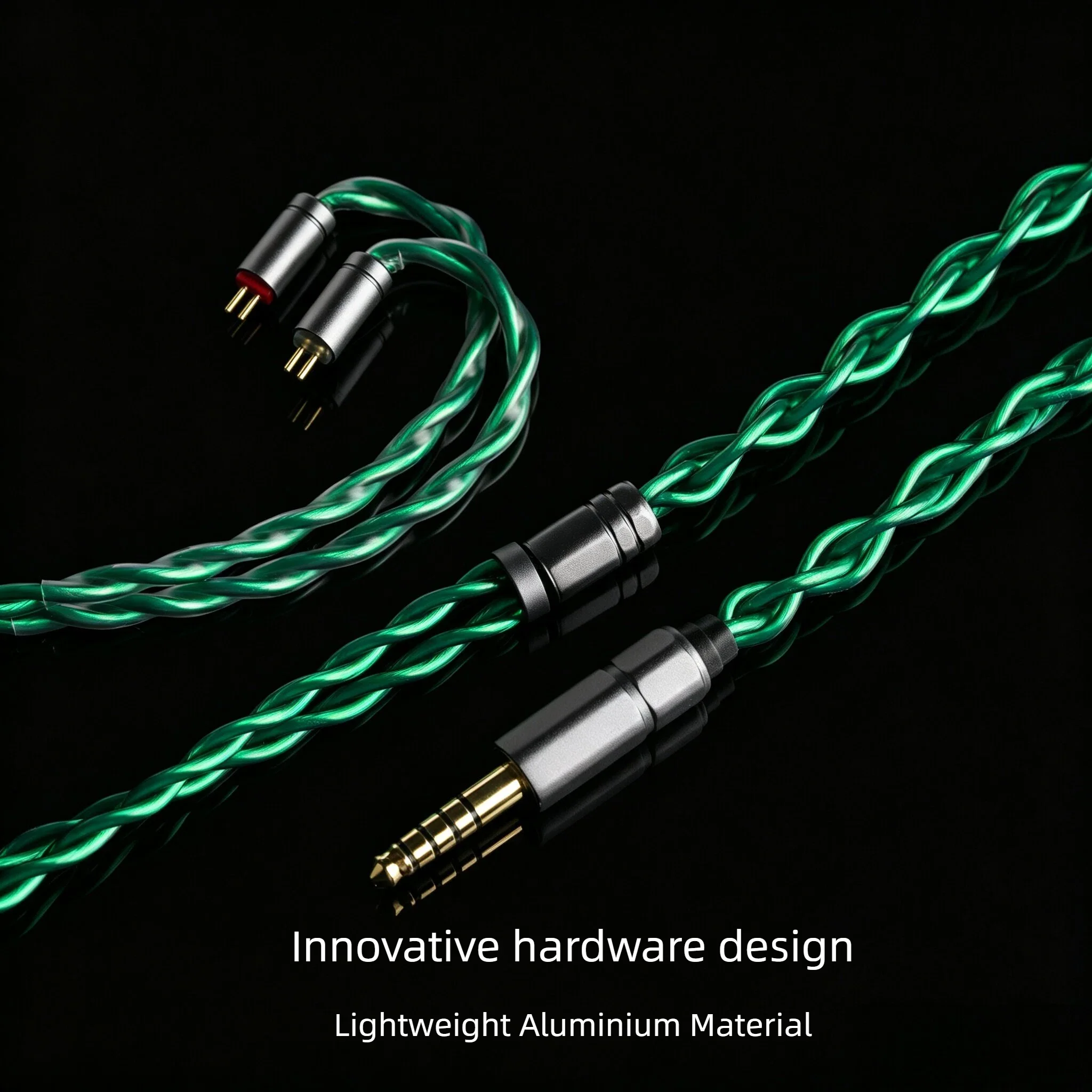 XINHS Ed26 HIFI-Kopfhörer-Upgrade-Kabel 0,78mm MMCX IE900-Stecker Kompatibel mit Sennheiser Tangzu IEMs Maßgefertigtes Audiokabel – Detail 4