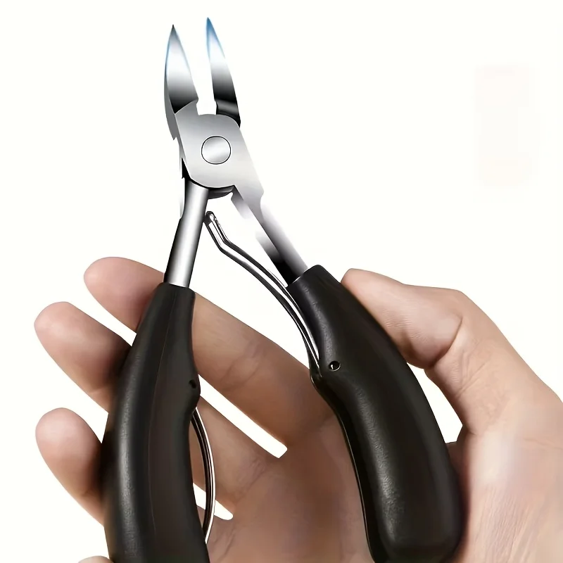 Professional stainless steel nail clipper, suitable for thick toenails and internal toenails - sharp curved blade, nail care
