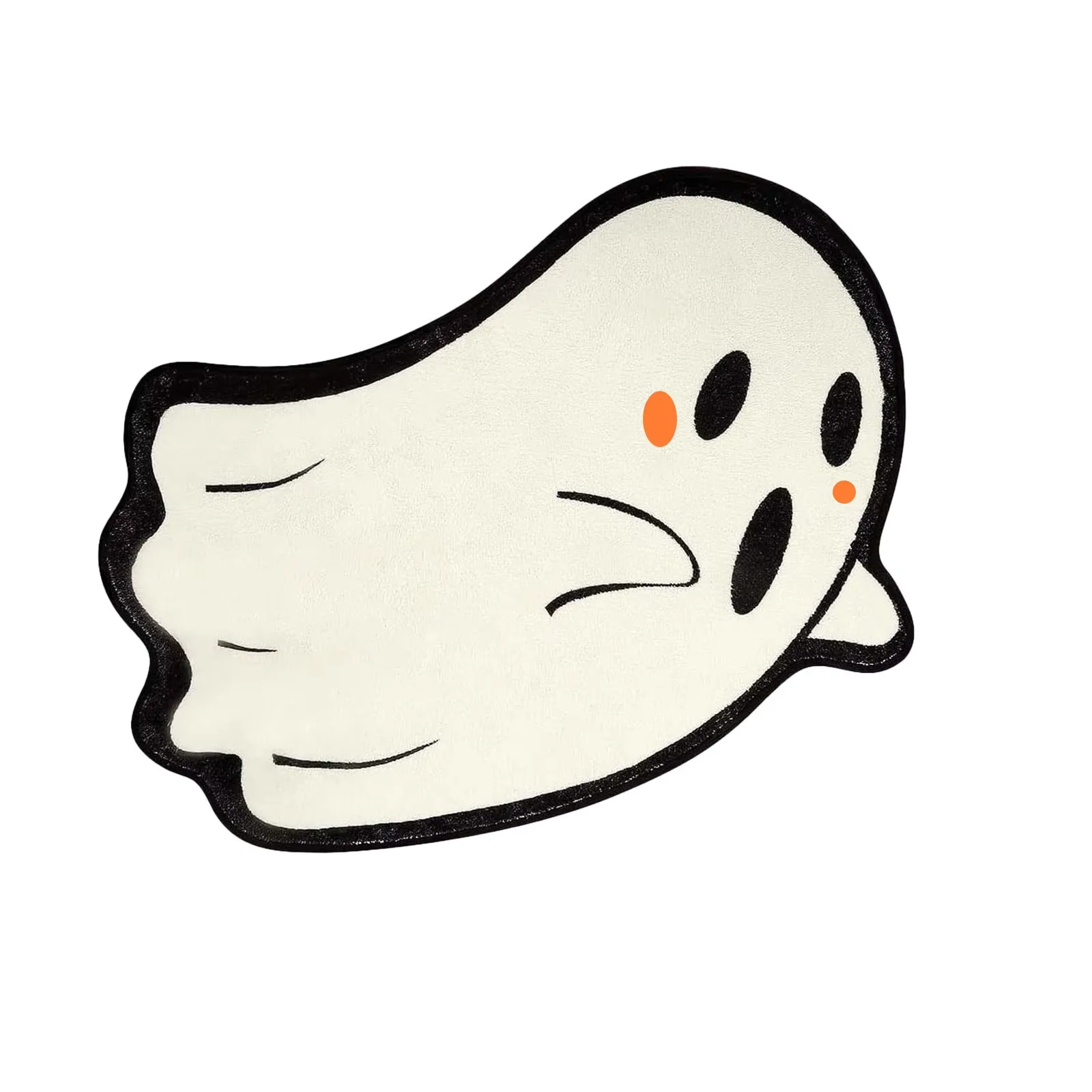 

VIKAMA Cartoon Halloween Ghost Carpet Home Decoration, Soft And Absorb-Water, Living Room And Bedroom, Holiday Decorations